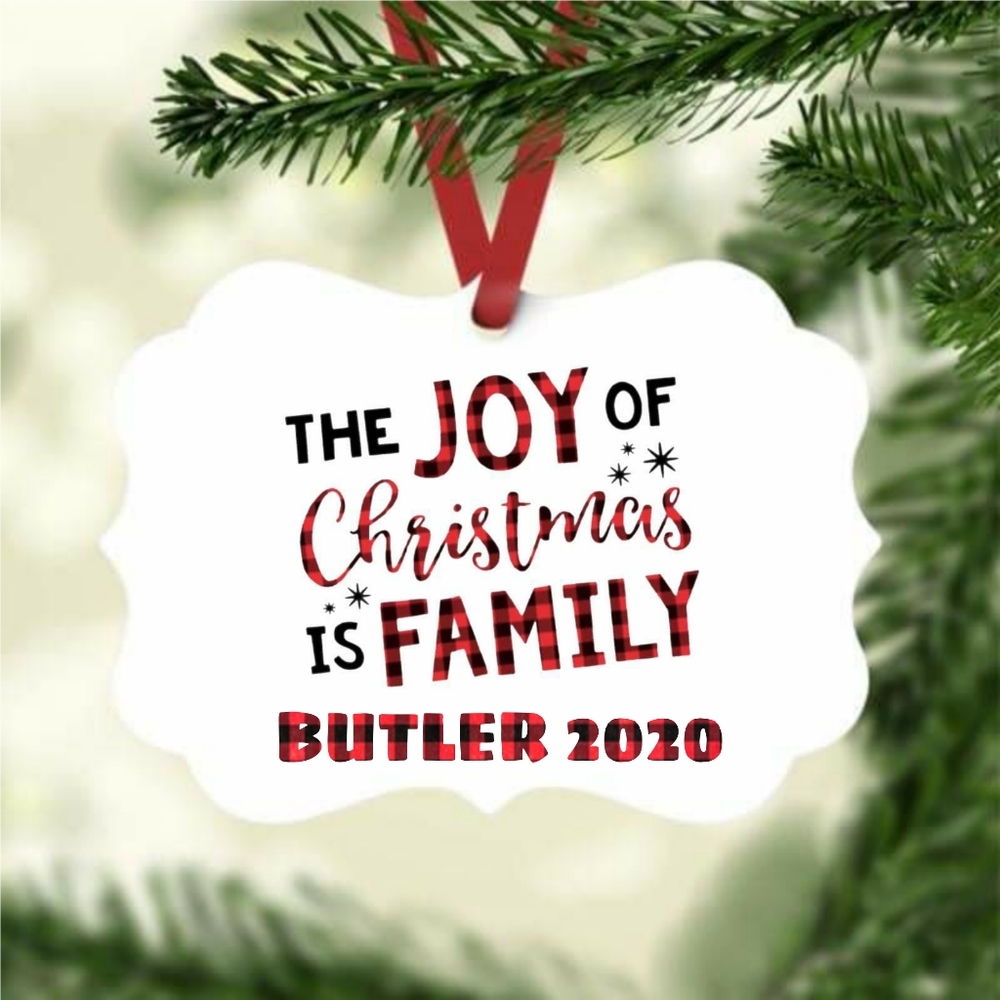 The Joy...Christmas ornament